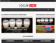 Tablet Screenshot of horsjeu.net